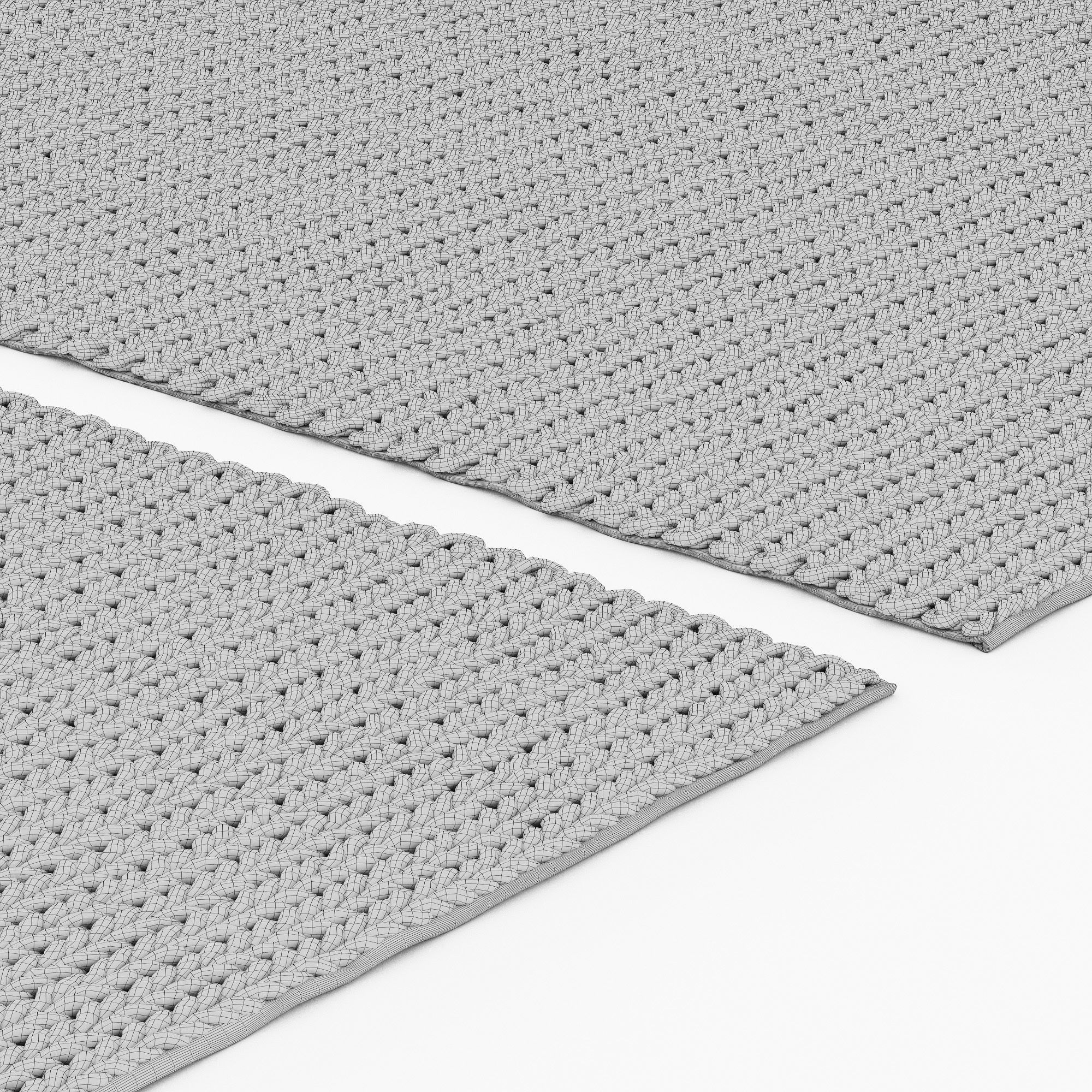 Carpet IKEA HJORTSVANG set 03 3D model_6