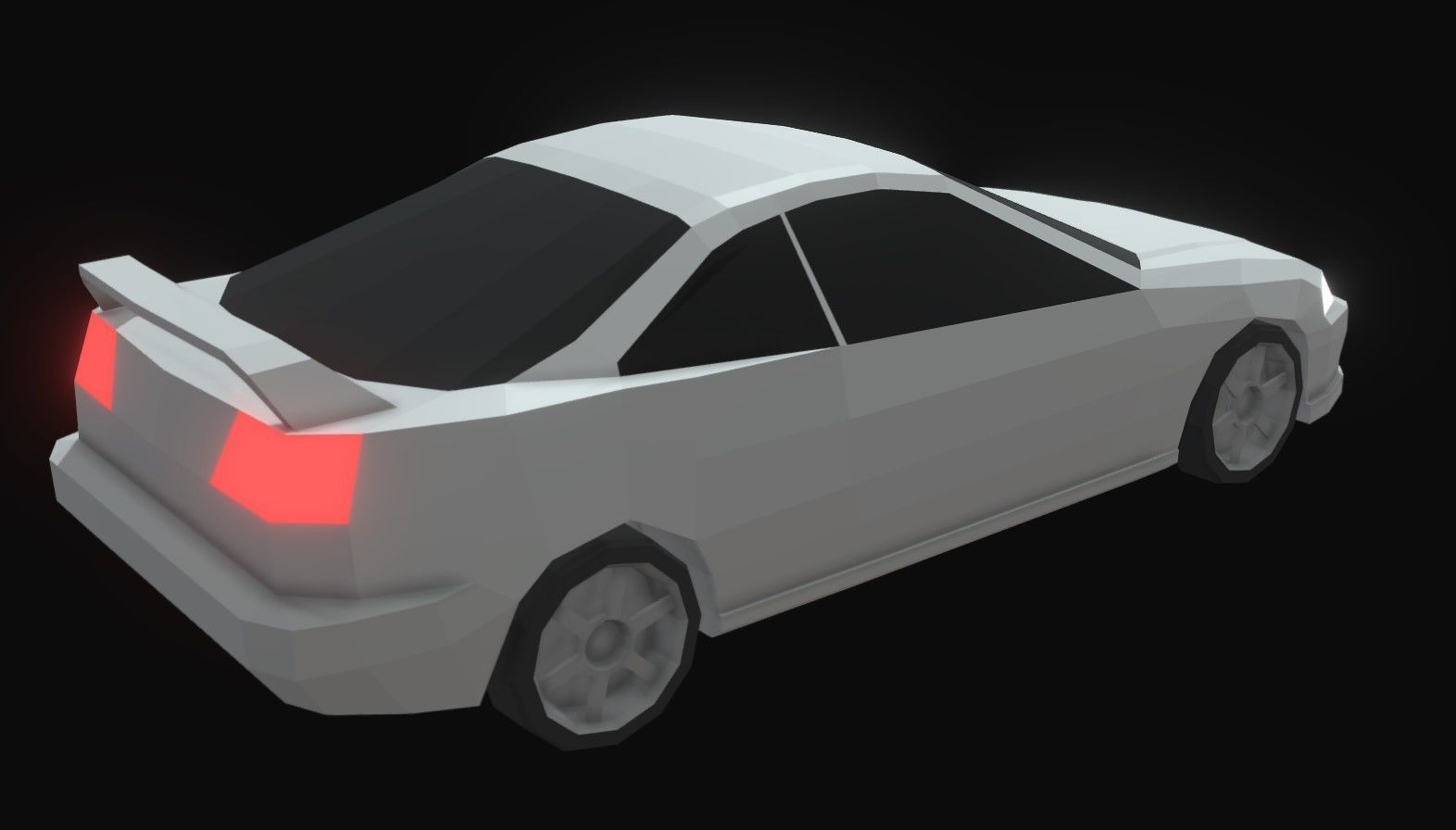 Sports Car Low Poly Low-poly 3D model_5