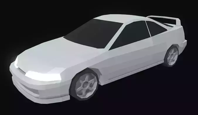 Sports Car Low Poly Low-poly 3D model