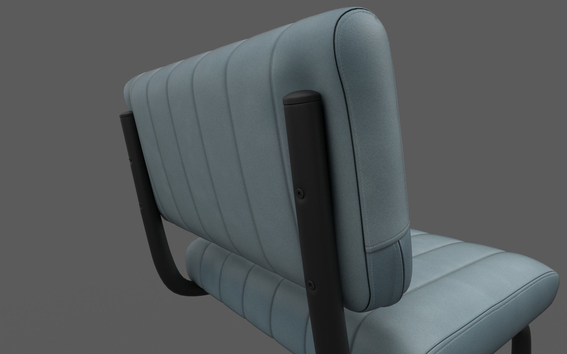 Chair bar Low-poly 3D model_2