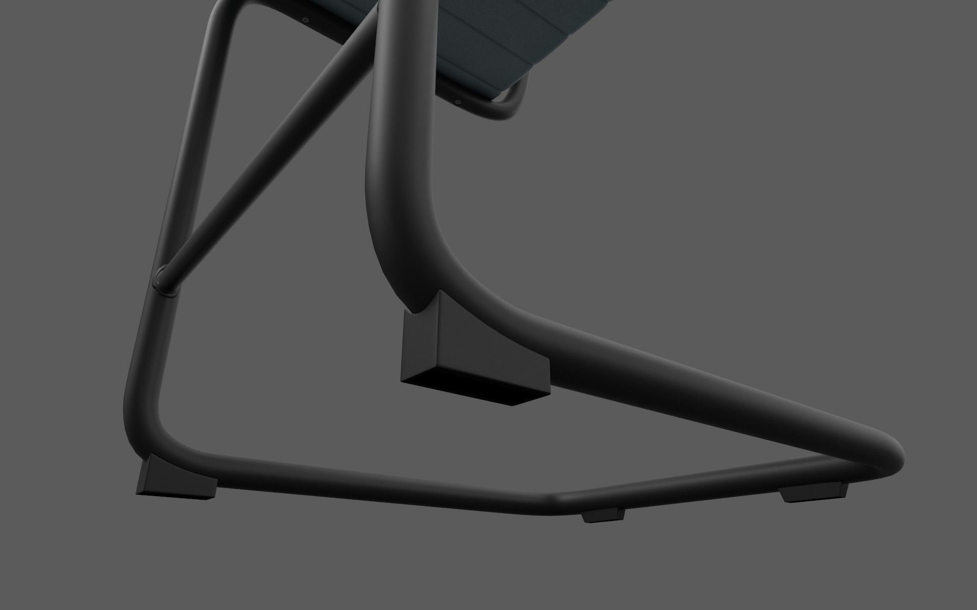 Chair bar Low-poly 3D model_4