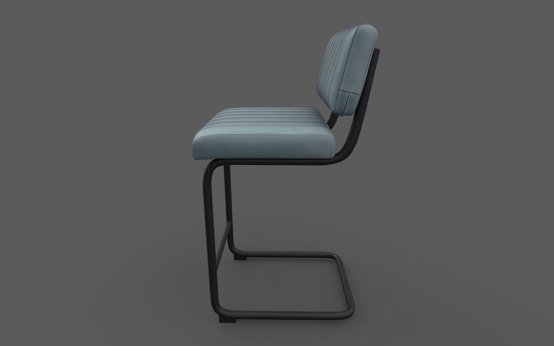 Chair bar Low-poly 3D model_7