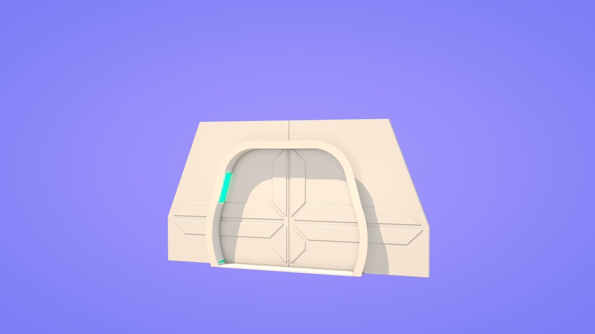 Sci Fi Corridor 3D model_8