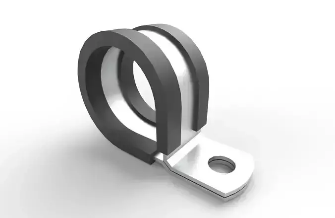 Cable Clamp M3 Low-poly 3D model