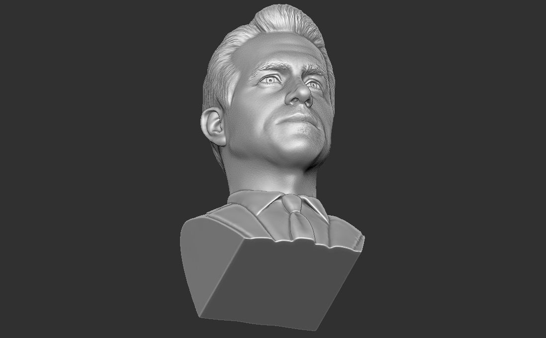 Ryan Reynolds bust for 3D printing 3D print model_23