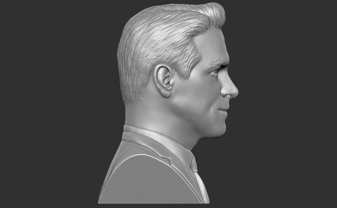 Ryan Reynolds bust for 3D printing 3D print model_13