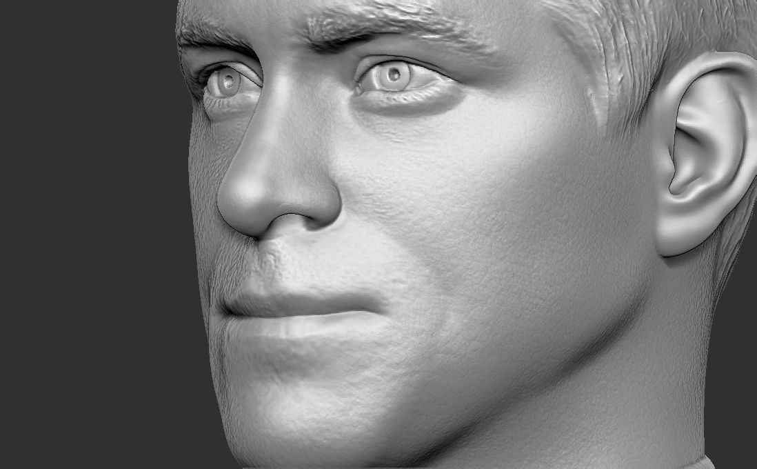 Ryan Reynolds bust for 3D printing 3D print model_20