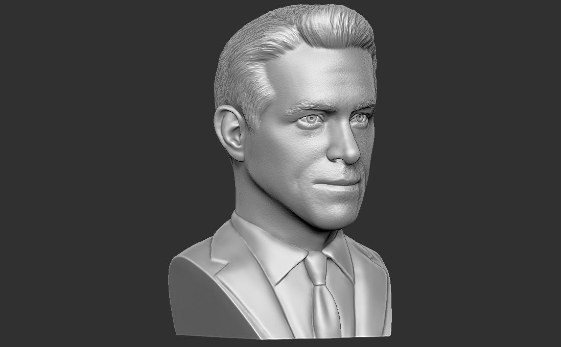 Ryan Reynolds bust for 3D printing 3D print model_15