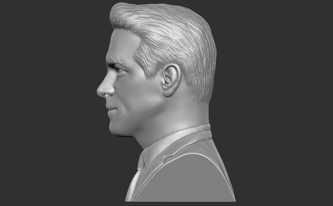 Ryan Reynolds bust for 3D printing 3D print model_9