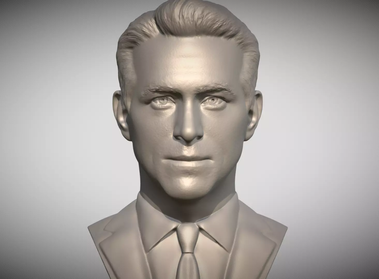 Ryan Reynolds bust for 3D printing 3D print model_0