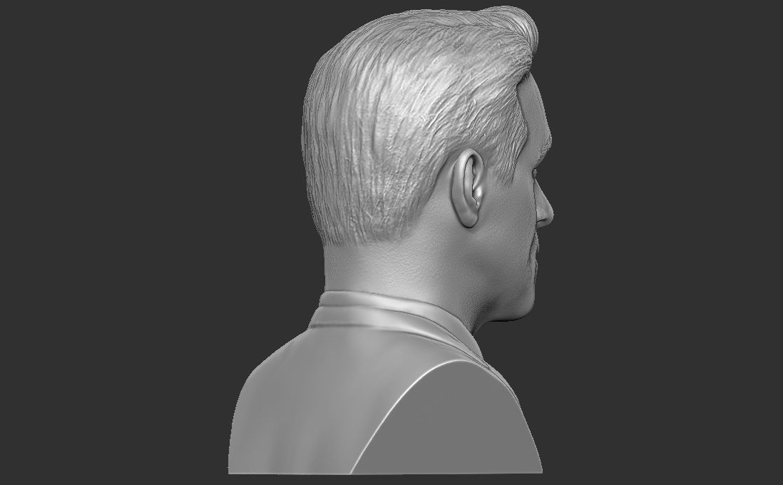 Ryan Reynolds bust for 3D printing 3D print model_12