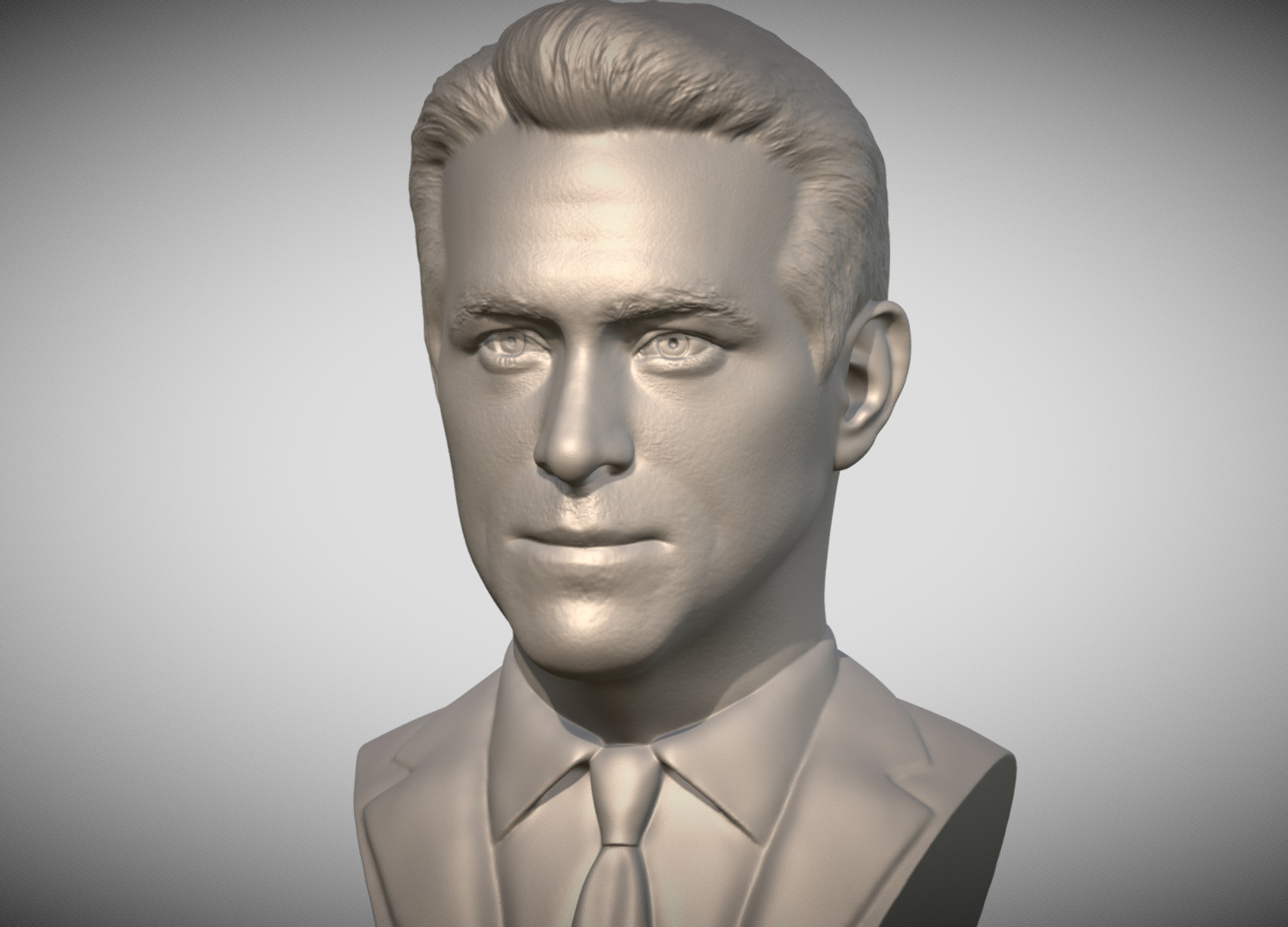 Ryan Reynolds bust for 3D printing 3D print model_1