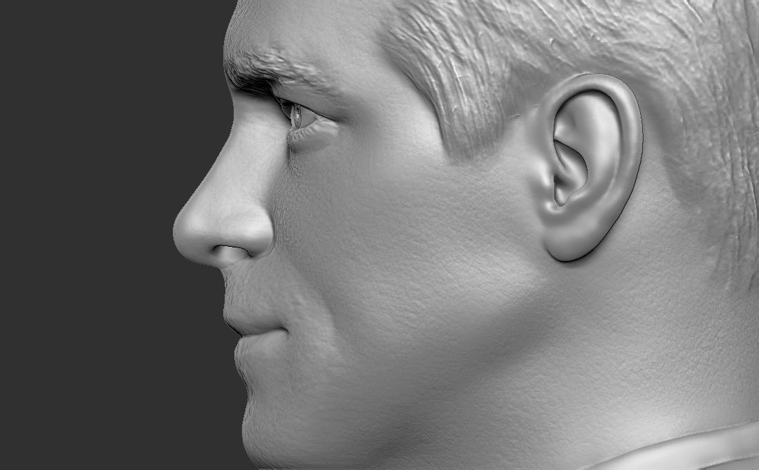 Ryan Reynolds bust for 3D printing 3D print model_21