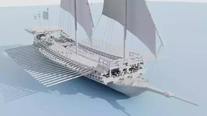 Galley Ship 3D model