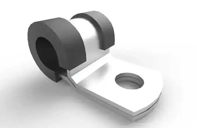 Cable Clamp M5 Low-poly 3D model