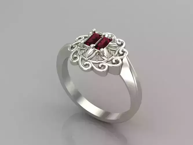 Women Rings Candy Style 3DM Render Files Machine Ready 77