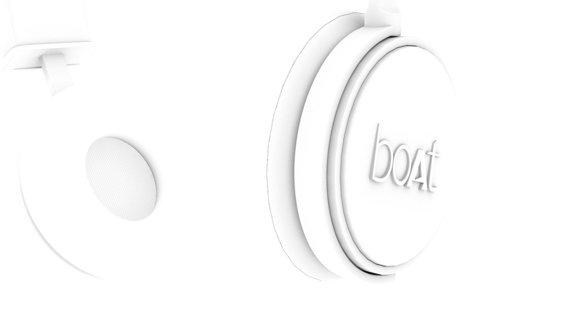 HEADPHONE Low-poly 3D model headphones 3D model_5