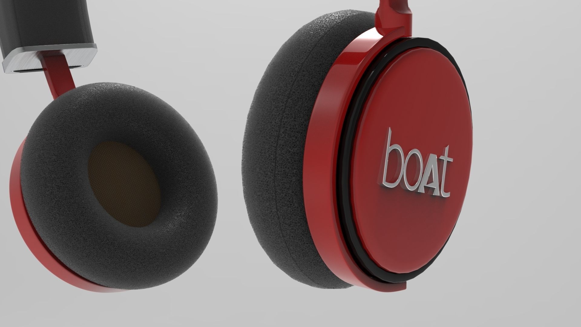 HEADPHONE Low-poly 3D model headphones 3D model_1