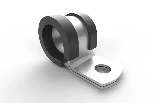 Cable Clamp M6 Low-poly 3D model