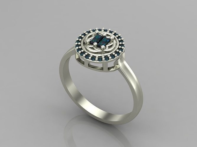 Women Rings Candy Style 3DM Render Files Machine Ready 73 3D print model