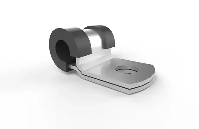 Cable Clamp M7  Low-poly 3D model