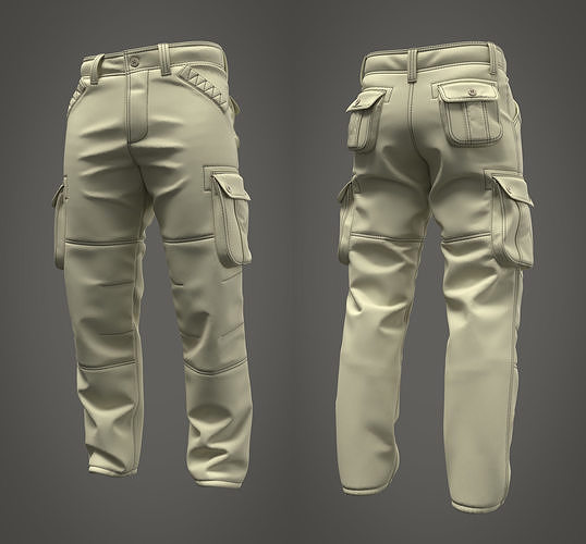 Cargo Pants - Marvelous Designer 3D model