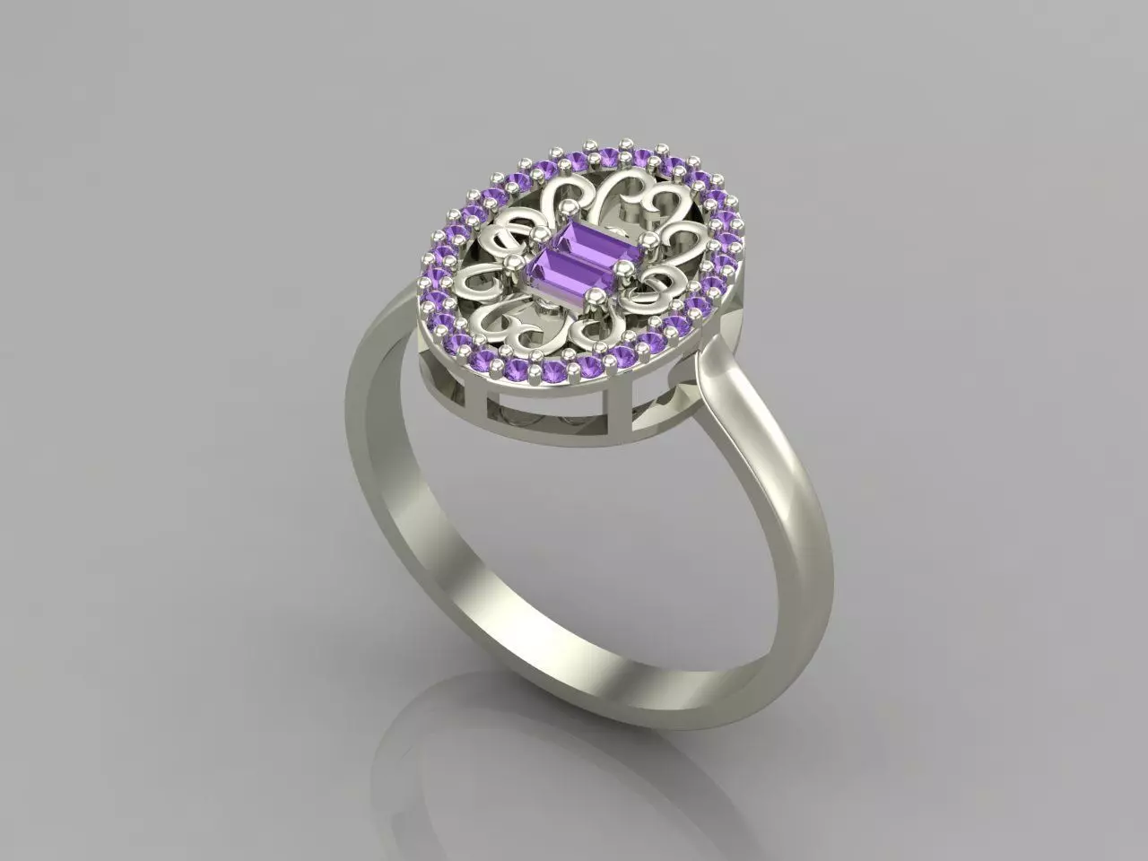 Women Rings Candy Style 3DM Render Files Machine Ready 67 3D print model