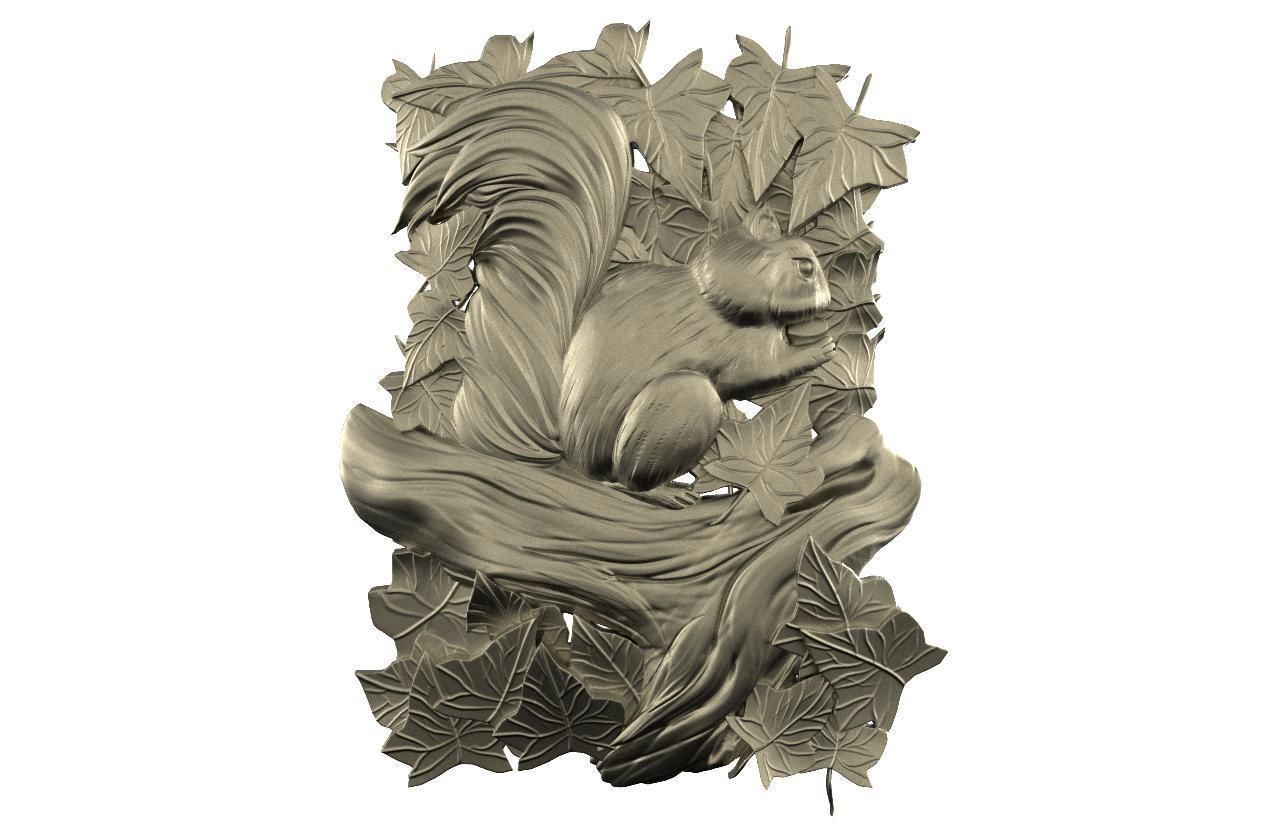 Squirrel CNC 3D print model_5