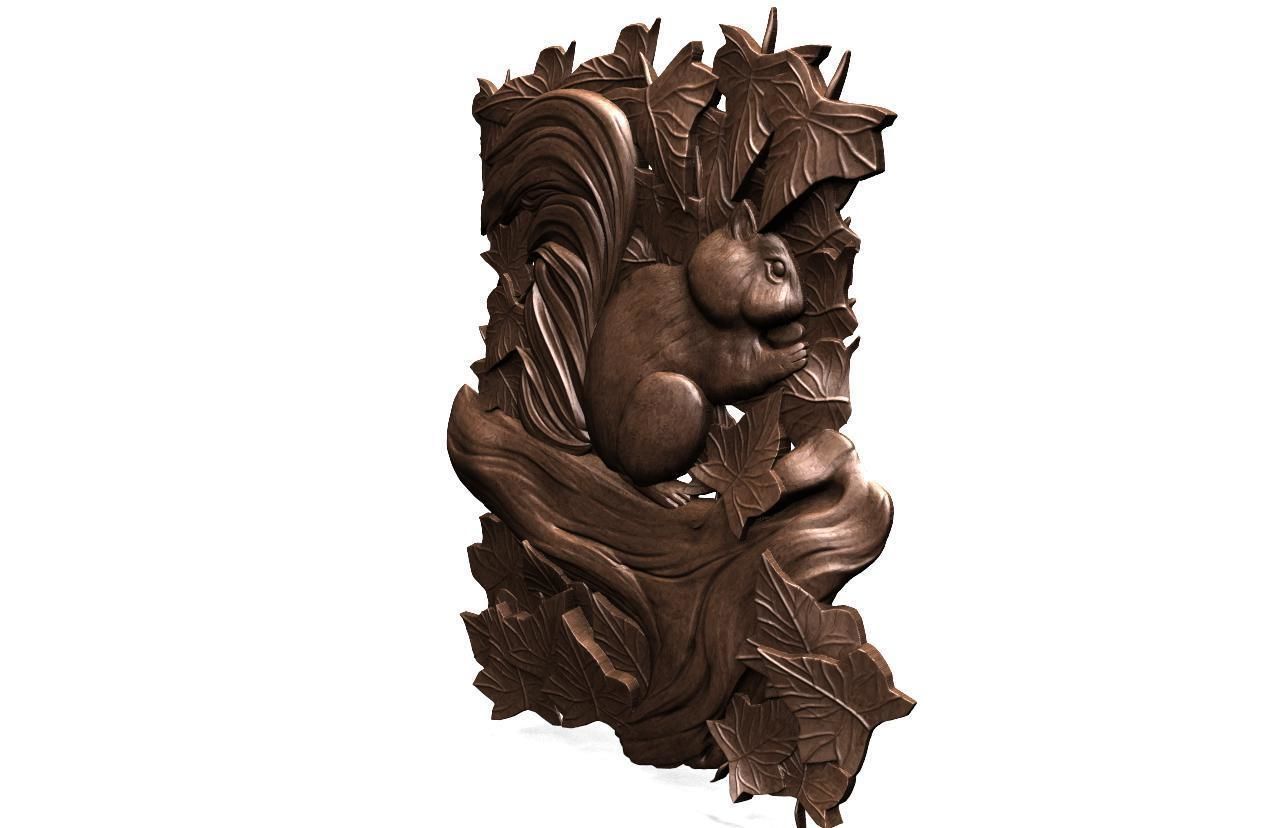 Squirrel CNC 3D print model_2