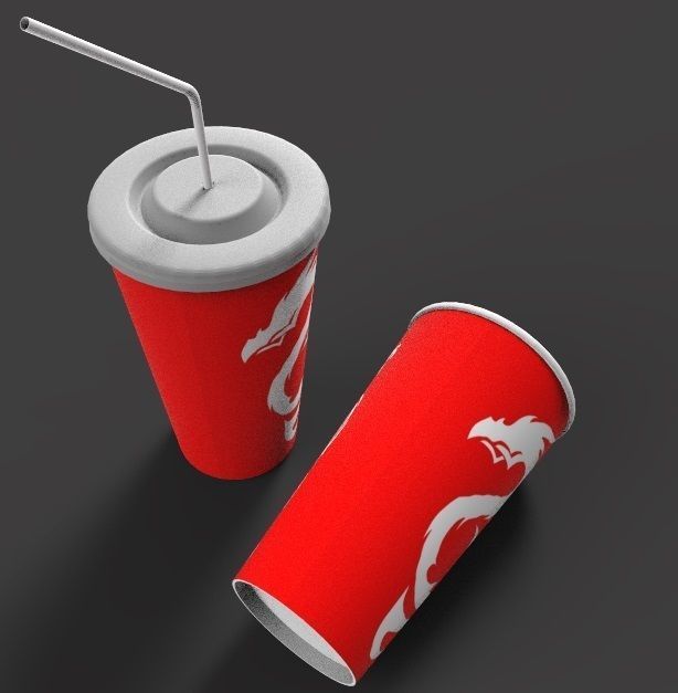 Soda Cups 3D model_4