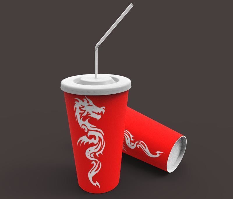Soda Cups 3D model_6