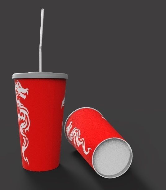 Soda Cups 3D model_3