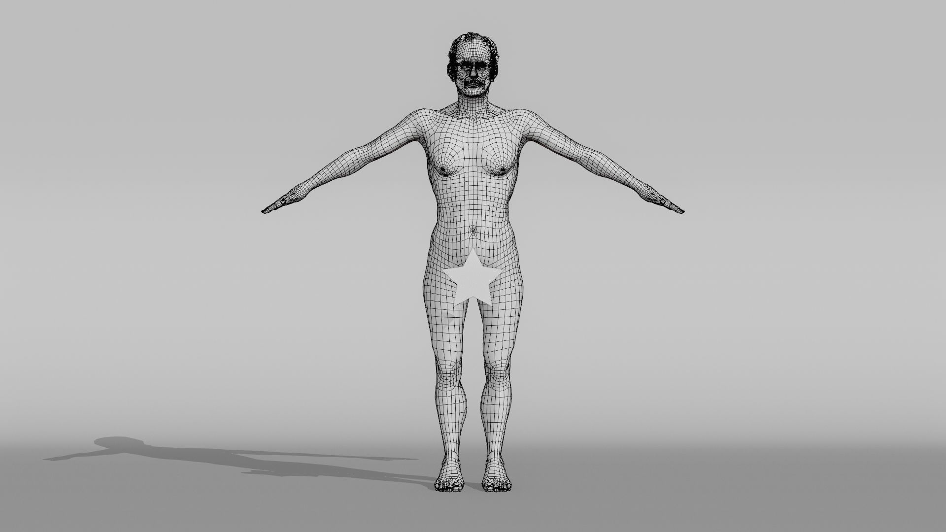 Realistic Male Character - Grandpa Thomas 3D model_11