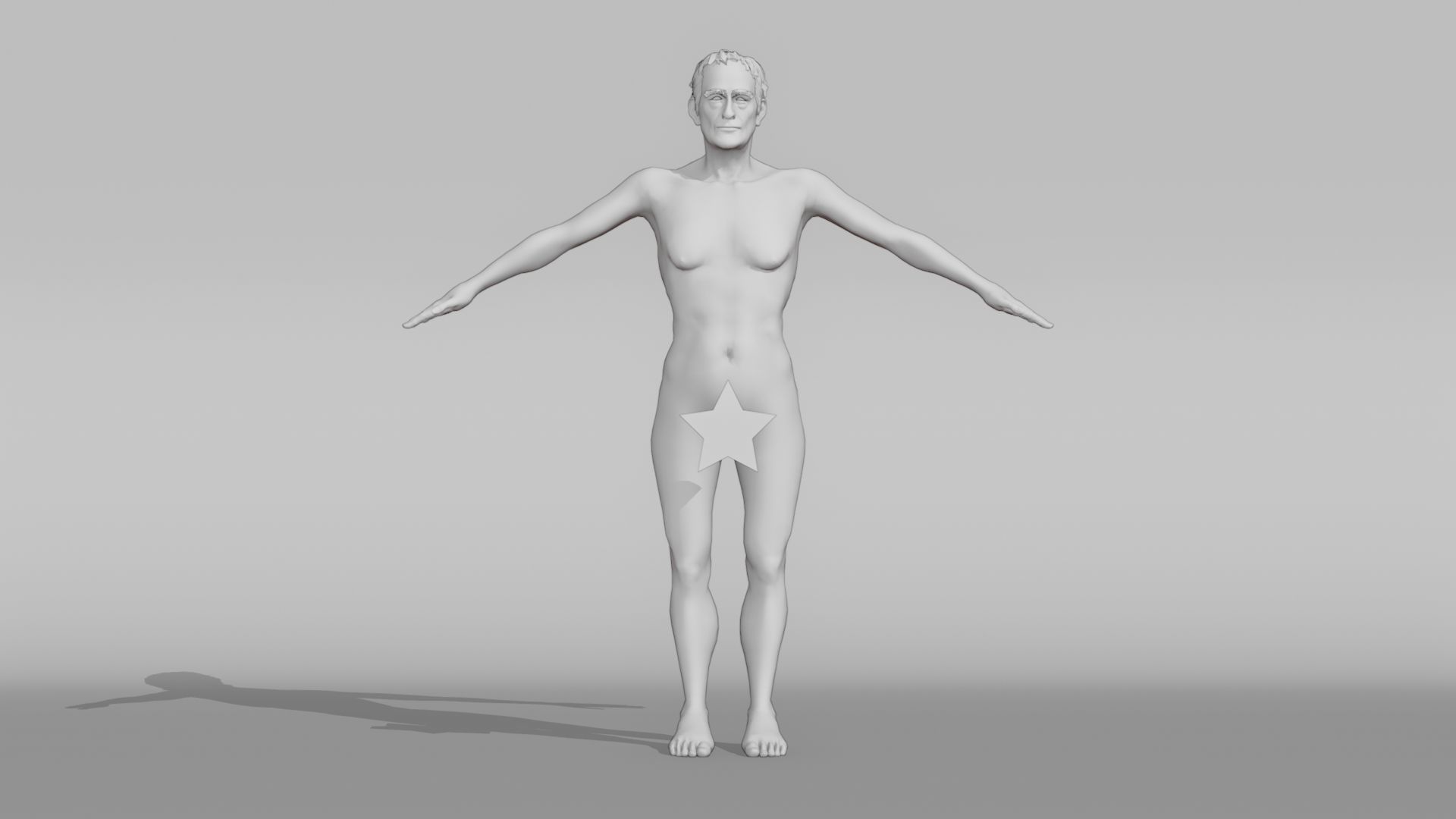 Realistic Male Character - Grandpa Thomas 3D model_6