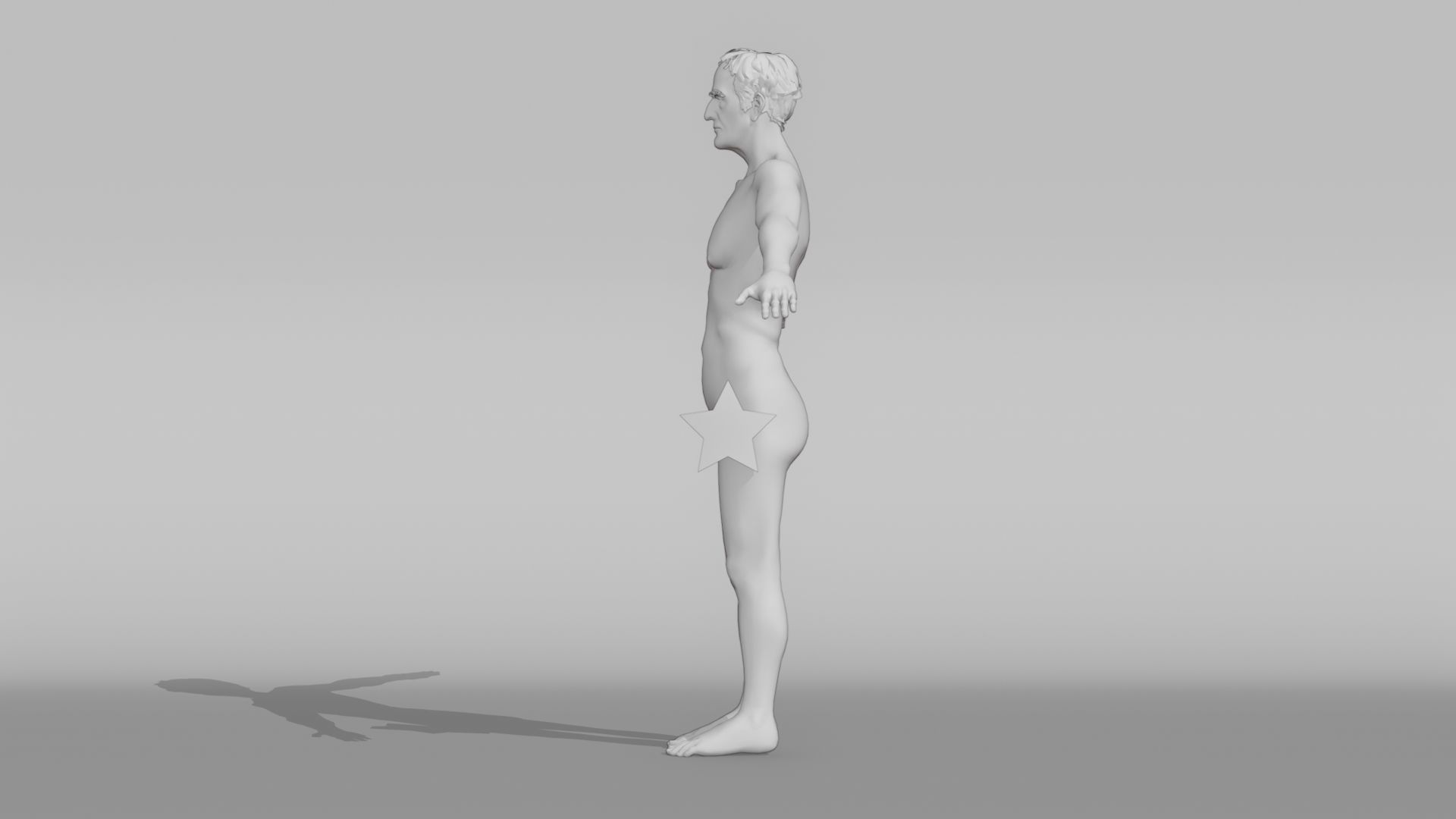 Realistic Male Character - Grandpa Thomas 3D model_9