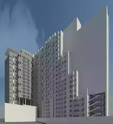 residential complex complete revit project P3