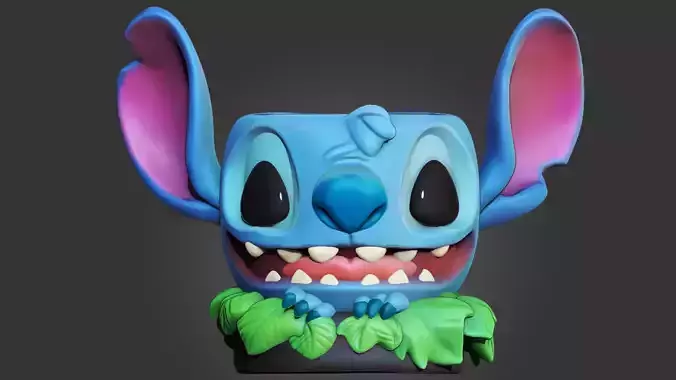 Stitch Wacom Pen Holder 3D print model