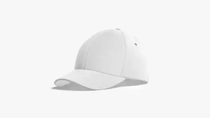 Baseball Cap Low-poly 3D model
