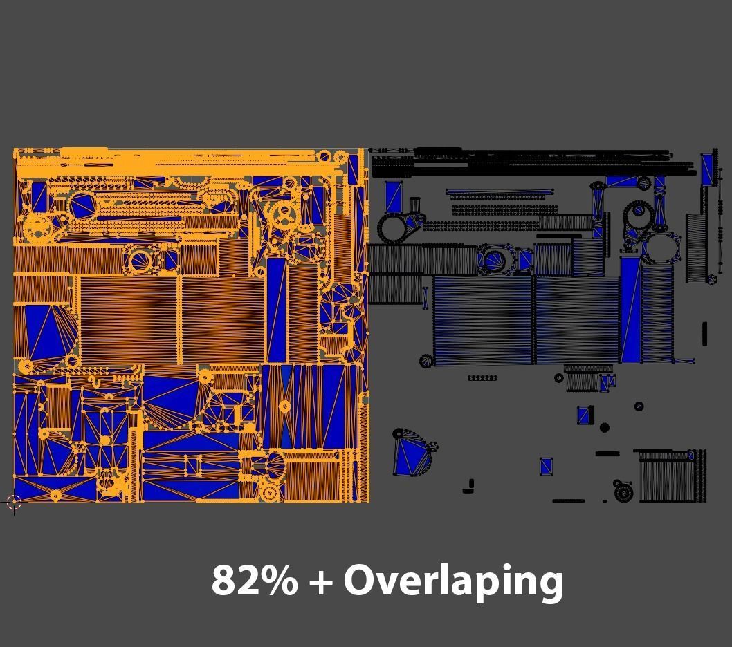Bipods bipod Low-poly 3D model_8