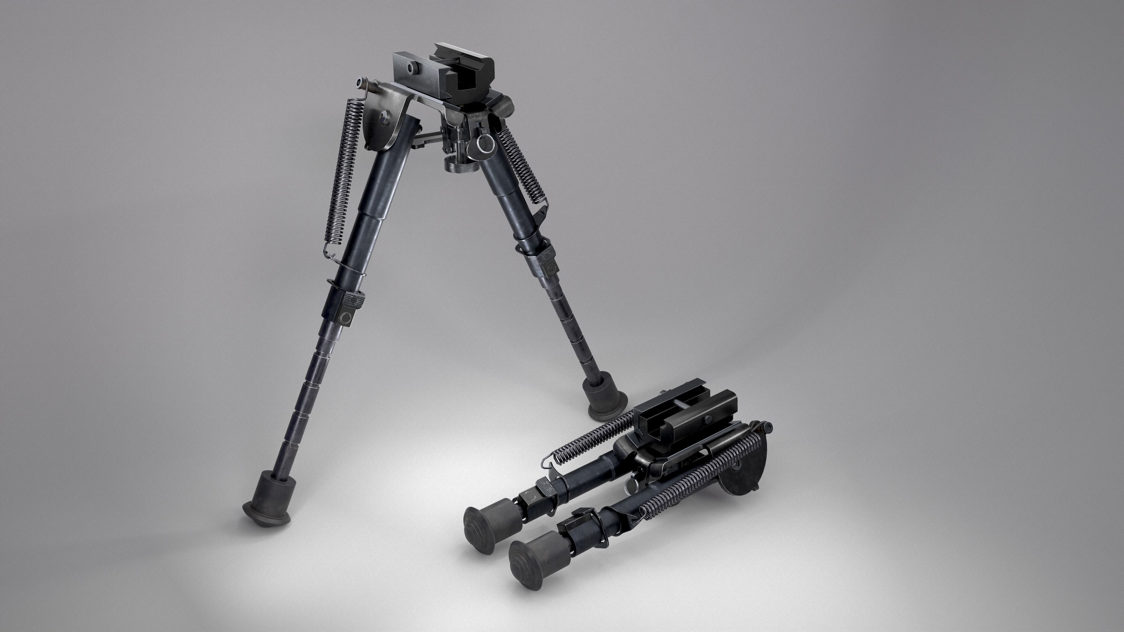 Bipods bipod Low-poly 3D model_5