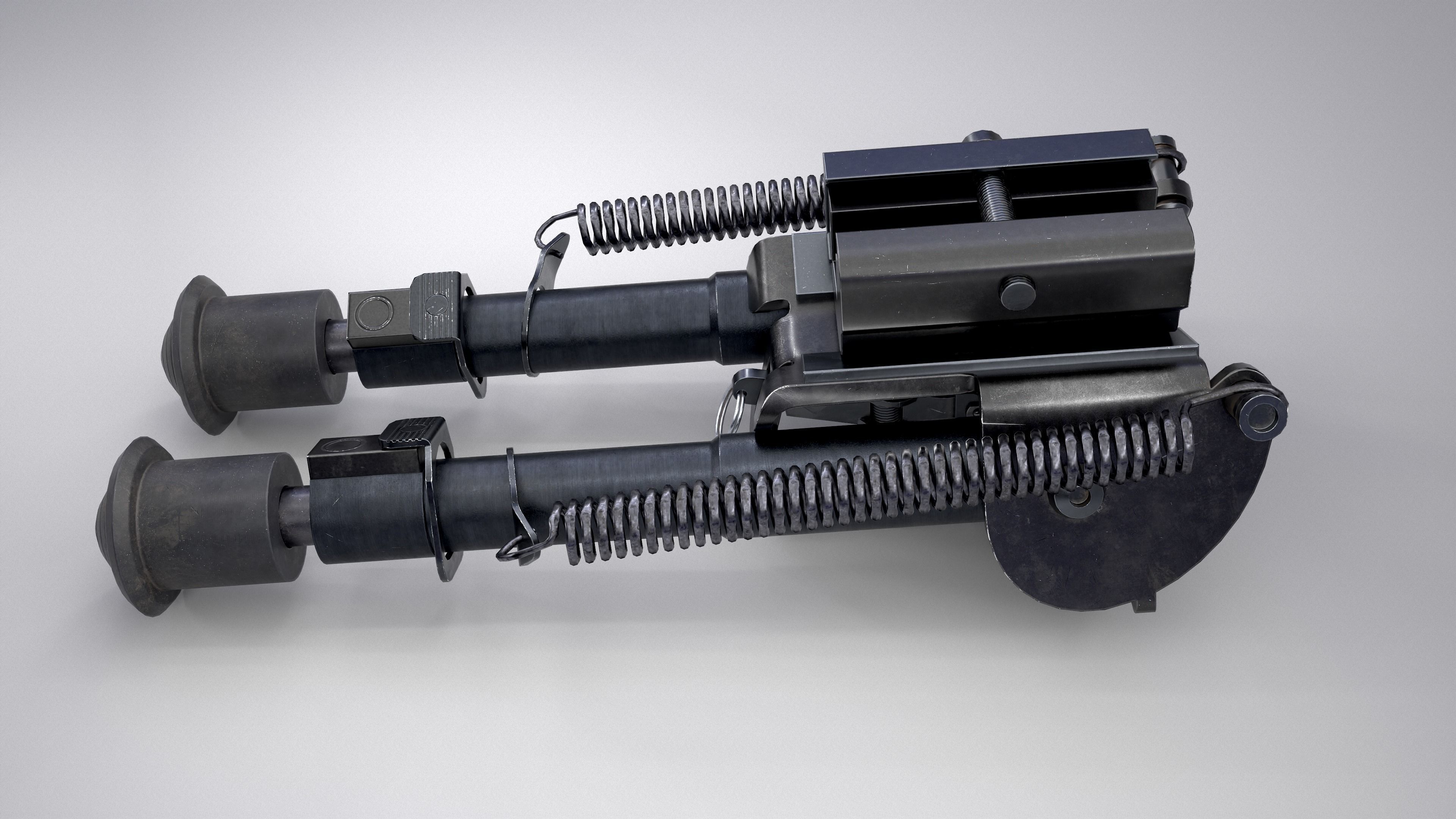 Bipods bipod Low-poly 3D model_6