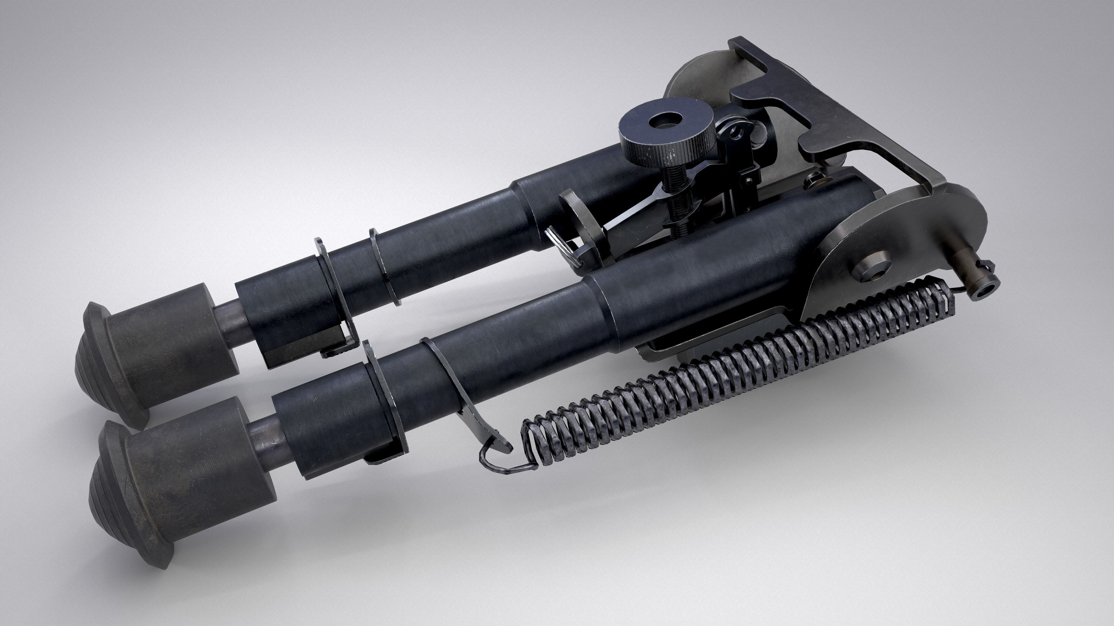 Bipods bipod Low-poly 3D model_7