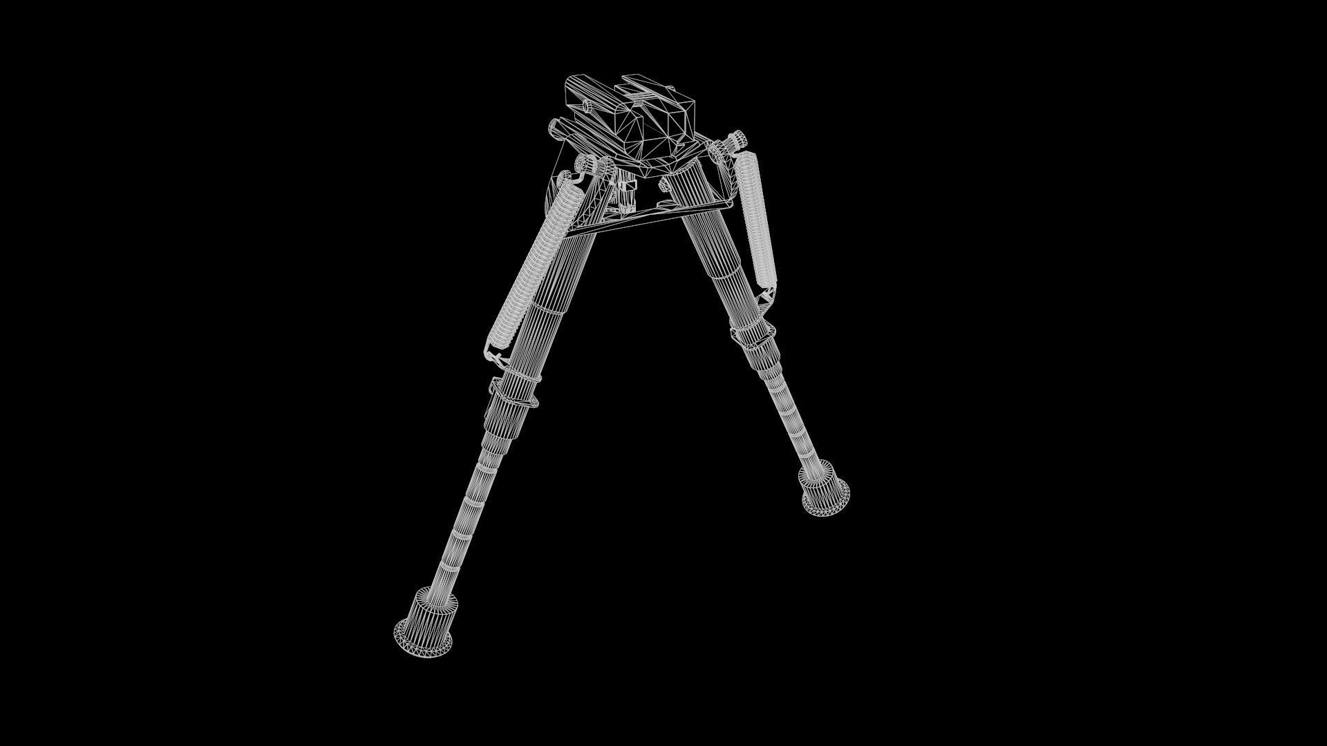 Bipods bipod Low-poly 3D model_10
