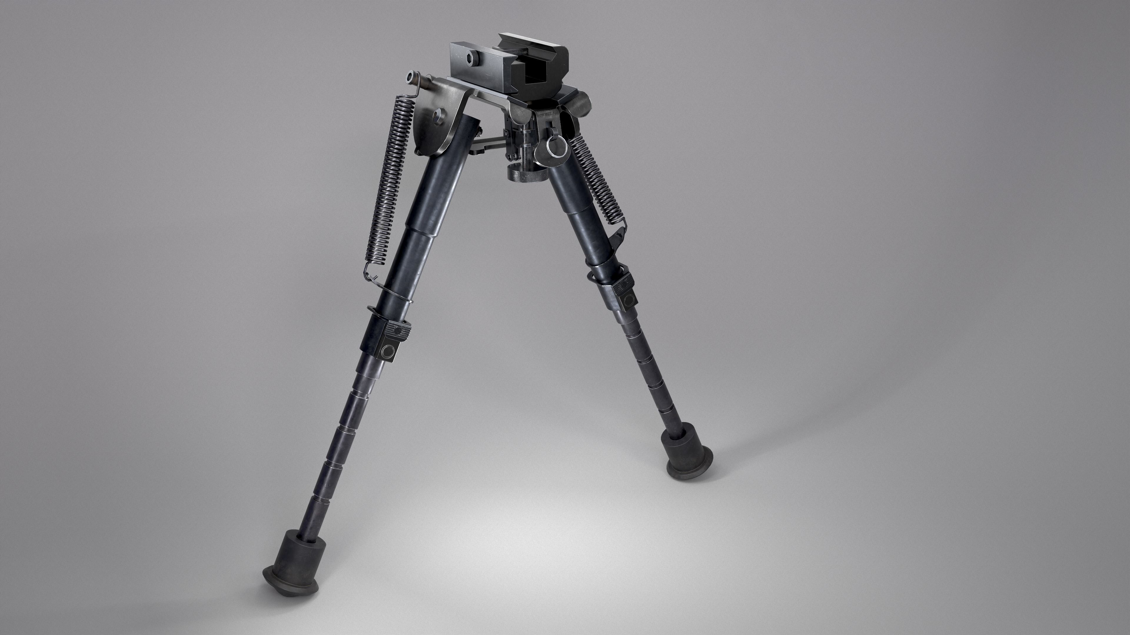 Bipods bipod Low-poly 3D model_4