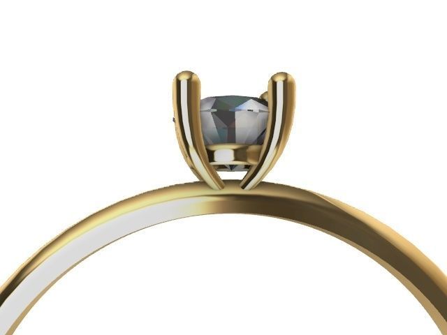 5 designer solitaire rings stl verified 3D print model_17