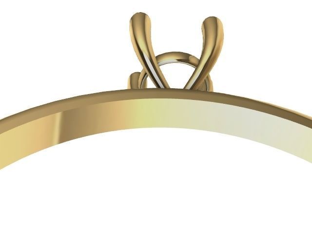 5 designer solitaire rings stl verified 3D print model_9