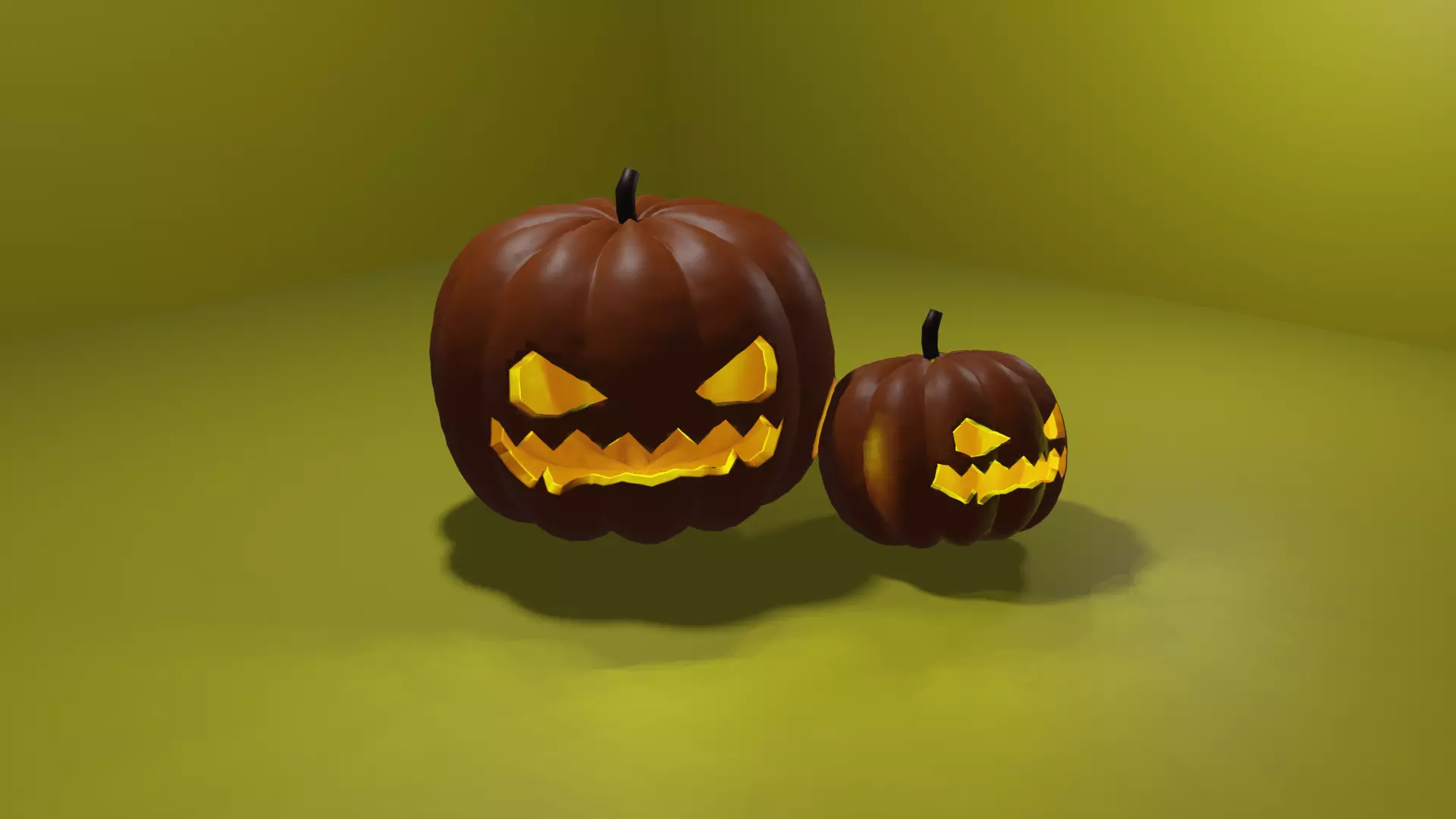 Helloween Pumpkin 3D model_0