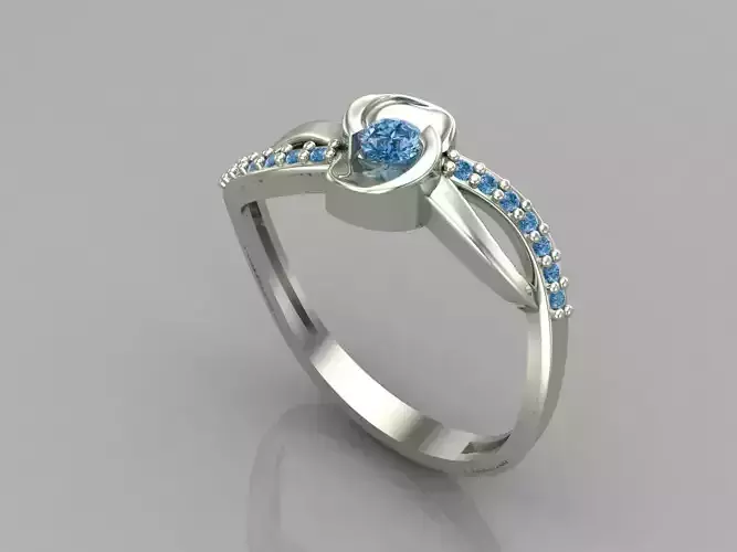 Single Stone Women Rings 3DM Render Files Machine Ready 41