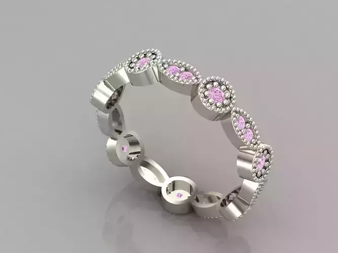 Single Stone Women Rings 3DM Render Files Machine Ready 40