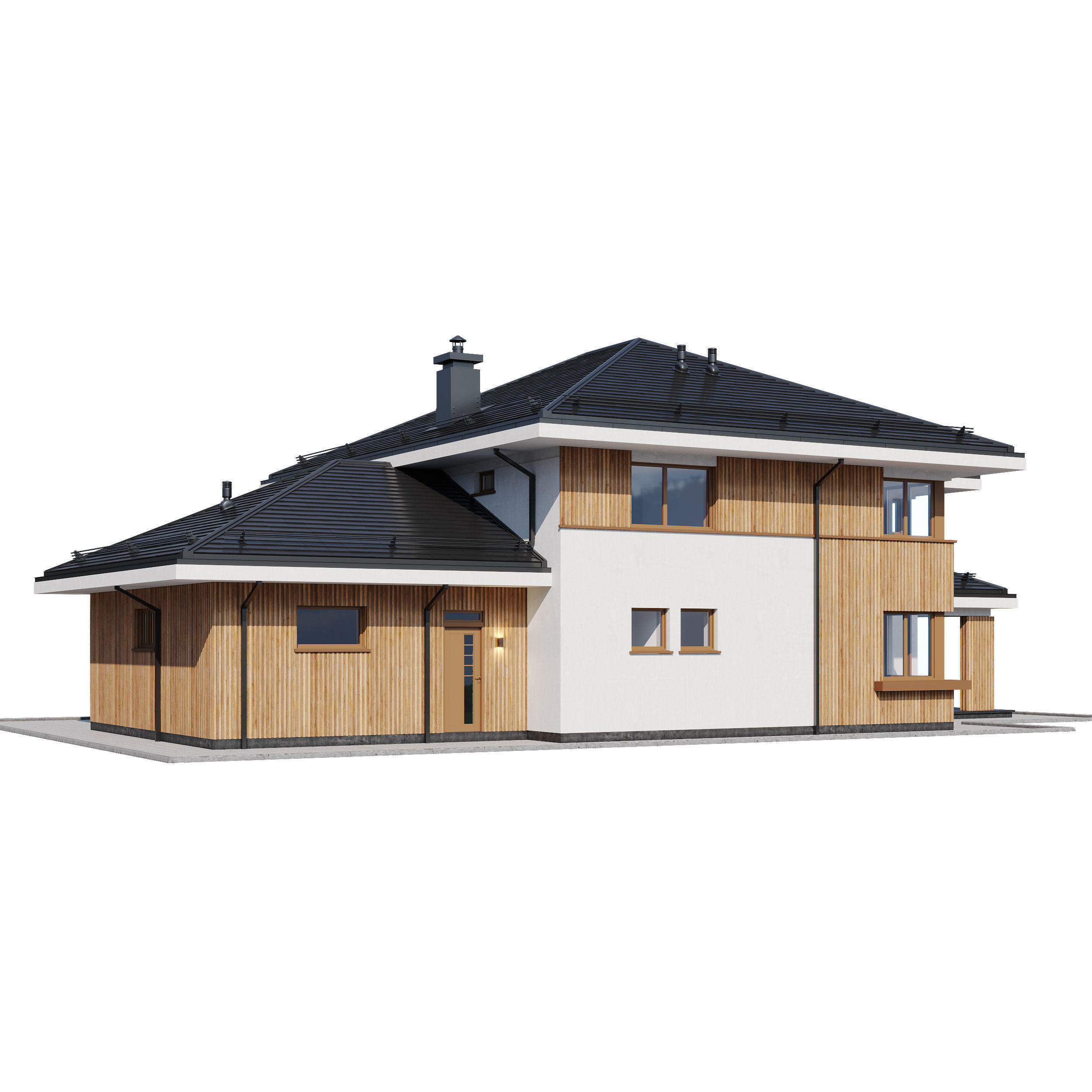 Zubrycki house 3D model_4